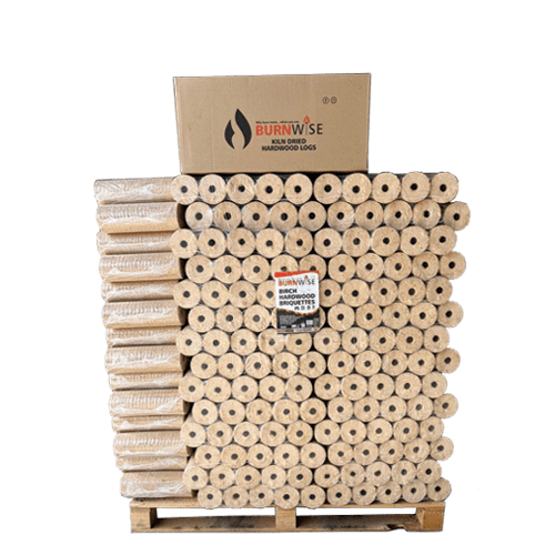 Kiln Dried Birch Briquettes 72 pack